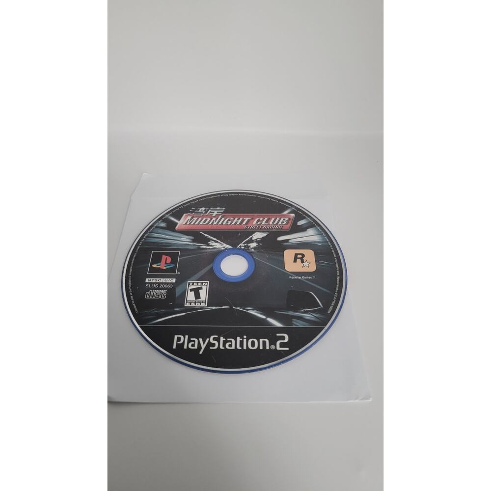 Midnight Club Street Racing PS2 PlayStation 2 Disc Only Tested Working Rockstar